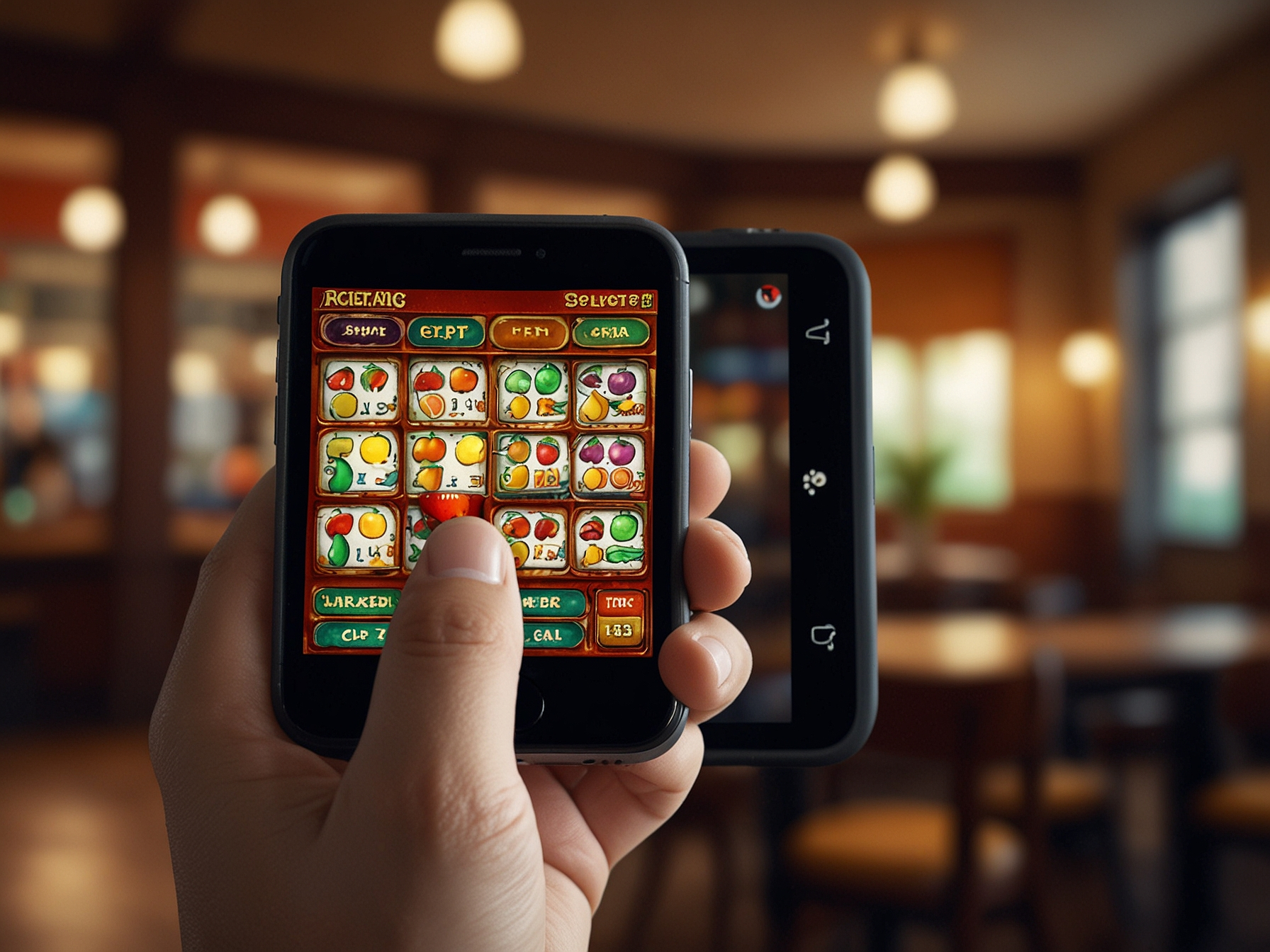 Mobile App Hero mit Slot auf Smartphone